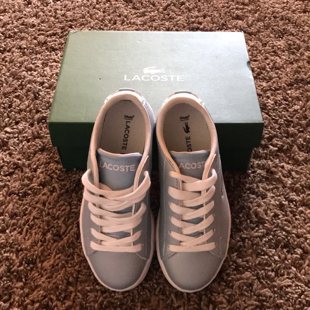 Baby blue sneakers